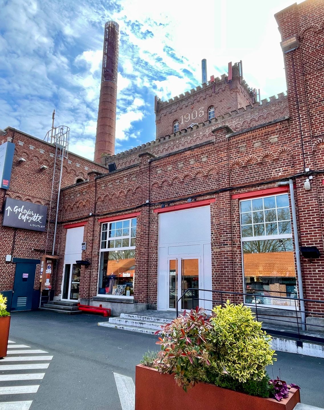 Réalisation : magasin Levis à Roubaix, menuiserie alu